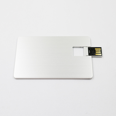 32GB 64GB Kiểu thẻ tín dụng kim loại Ổ USB flash UDP 2.0 80MB / S