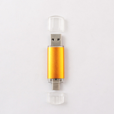 Logo Laser ổ đĩa flash USB 256GB OTG kim loại cho Android Iphone