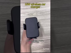 Sạc nhanh không dây gắn xe với bộ sạc nhanh hút từ tính