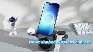 Bộ sạc không dây tốc độ cao hình robot